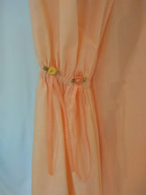 Load image into Gallery viewer, Light Salmon Pink Ladies Blouse with Roses and Ribbons
